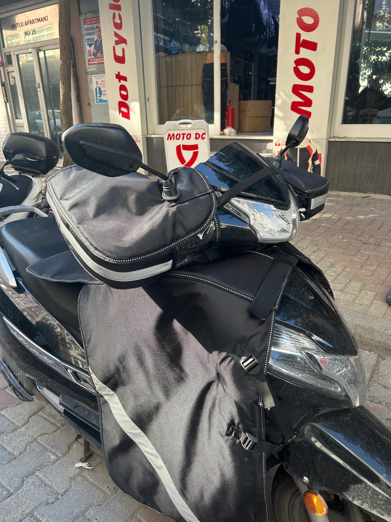 Honda%20Dio%20Activa%20S%20Spacy%20Hero%20Dash%20Scooter%20Elcik%20Rüzgarlık%20Su%20Rüzgar%20Geçirmez%20Yünlü%201.%20Sınıf